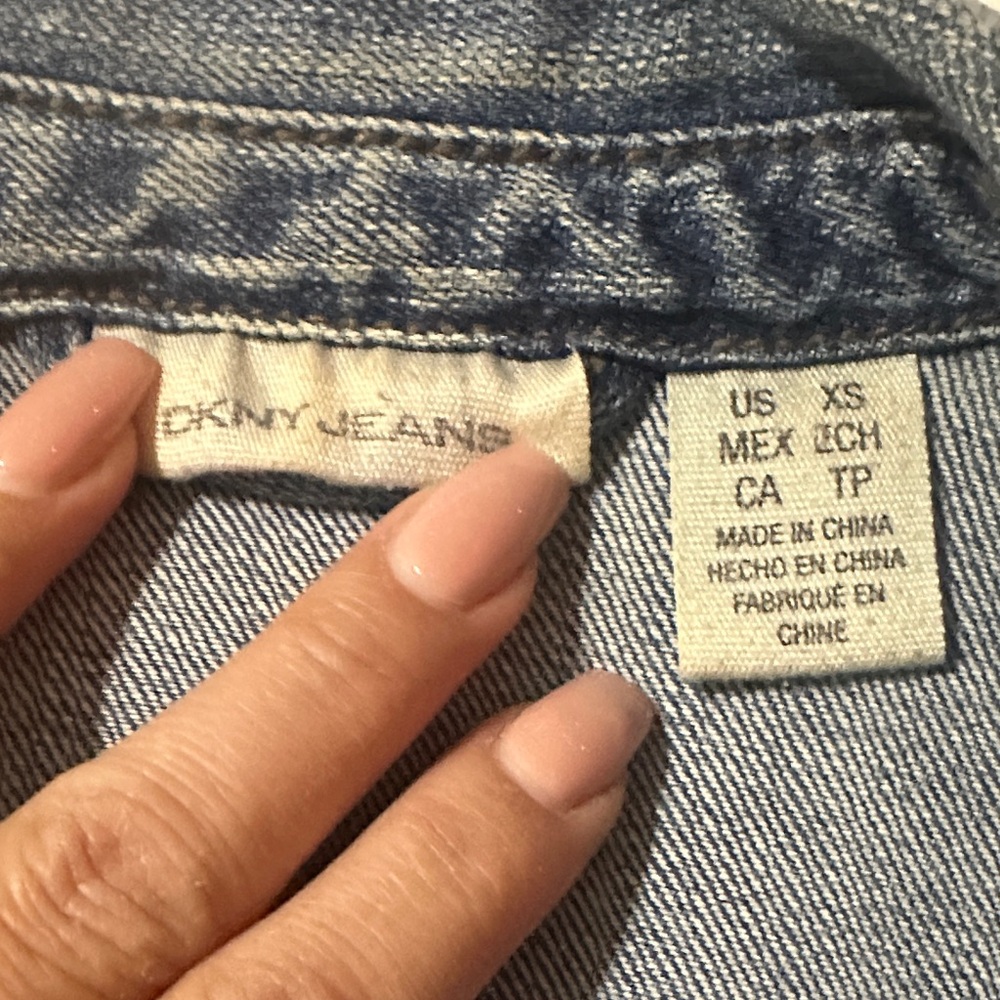 DKNY Blue Jean Jacket - Picture 3 of 5